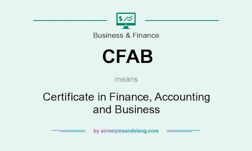 CFAB Certificate